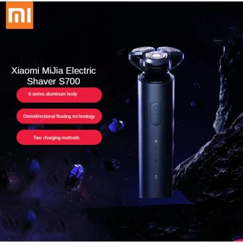 Xiaomi Mijia Electric Shaver S700 Shaver Electric Mens Shaving Rechargeable Portable Ceramic Blade All aluminum Body