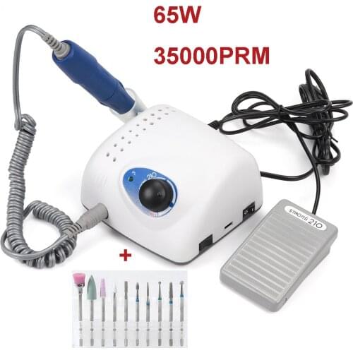 65W Electric Nail Drill Machine 35000rpm Machine Cutters for Nail Drill Milling Manicure Machine Polish Nail File Nail Art Tool