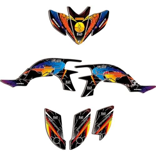 ATV Graphics Sticker Decal for Yamaha YFZ450R YFZ 450R YFZ 450 R YFZ-R YFZR 450 2003 2004 2005 2006 2007 2008
