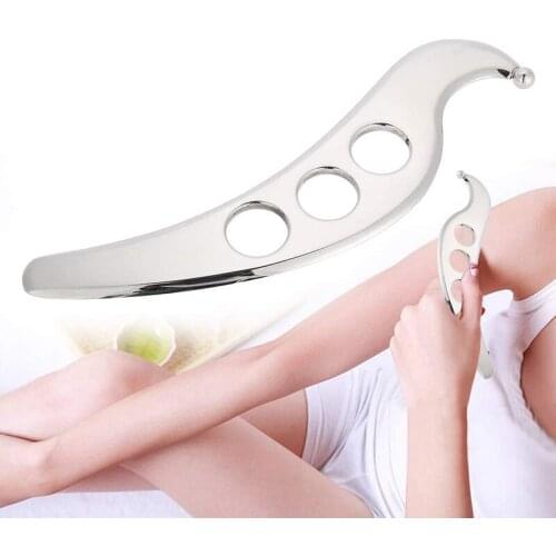Gua Sha Tool Stainless Steel Manual Scraping Massager Physical Therapy Skin Care Tool for Myofascial Release Tissue Mobilization