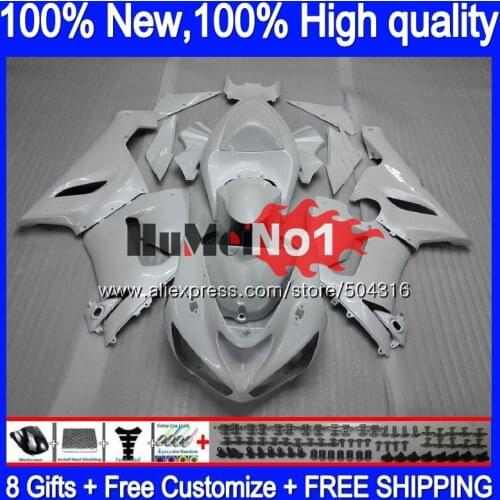 Body For KAWASAKI ZX-636 600 CC ZX 6R 600CC 6 R ZX6R 05 06 60MC.1 ZX636 ZX600 ZX 636 ZX-6R 2005 2006 Pearl White Fairing