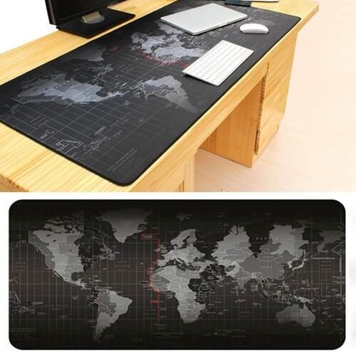 World Mousepad Classic World Map Mouse Pad Gaming Mouse Pad XXL Mouse Mat Computer Mousepad large Desktop Keyboard Mat Cushion