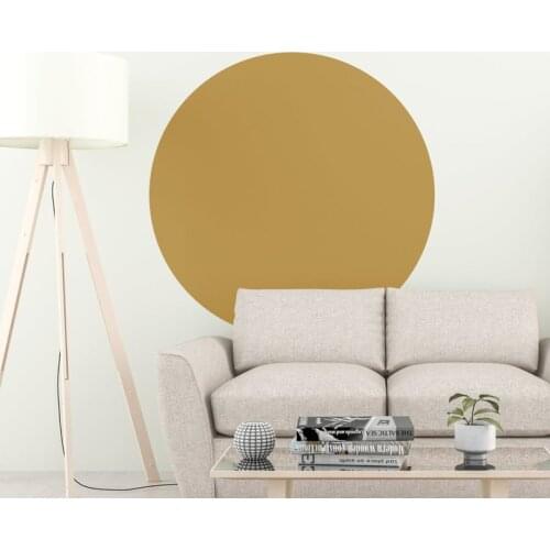 Circle Wall Decal Abstract Scandinavian Decor, Home Decoration Nordic Style Geometric Removable Sticker Exquisite Life E227