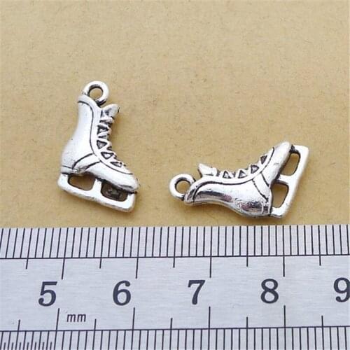 Ice Skates Roller Charm Pendants Jewelry Making Finding DIY Bracelet Necklace Earring Accessories Handmade 5pcs