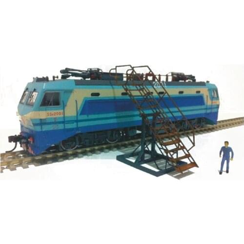 Locomotive Maintenance Ladder For Construction Scene Sand Table Architecture Ho Train Railway Passenger Station