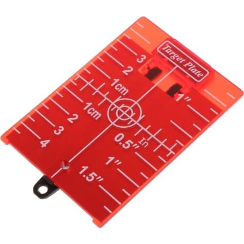 1Pc Magnetic Target Plate for Rotary Cross Line Laser Level Distance Measurer