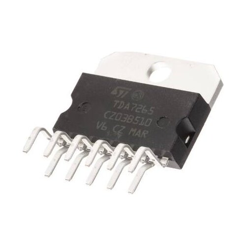 1Pcs TDA7265 Transistor Circuits Chip 2.0 Channel Stereo Class AB Zip11 Audio Amplifier Tube