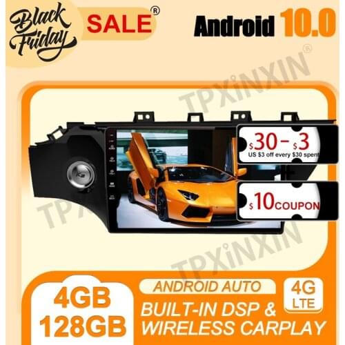 PX6 IPS DSP Android 10 Carplay 4G+128G For KIA RIO 2016-2019 Multimedia Player Auto Radio Tape Recorder GPS Navigation Head Unit