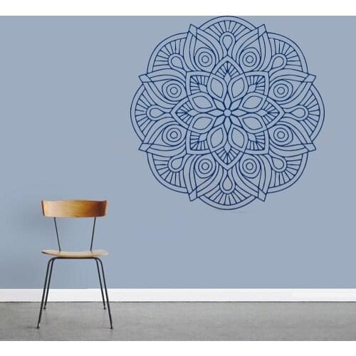 Mandala Wall Decal Buddha Sacral Circle Wall Vinyl Sticker Home Decoration Accessories For Living Room Wallpaper Decor C753