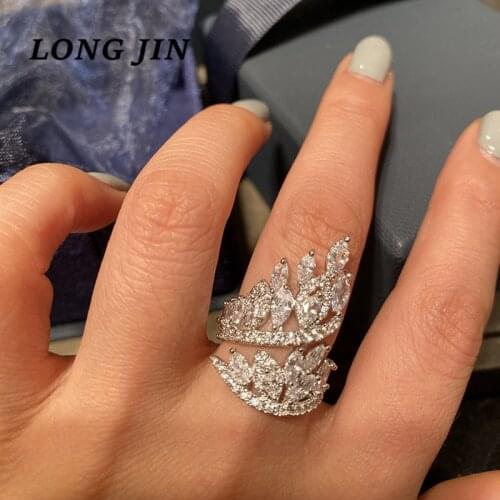 Silver Color For Women Ring Fashion Zircon Tree Branch Shape Simple Temperament Creative Wild Ring Best Birthday Gift Jewelry
