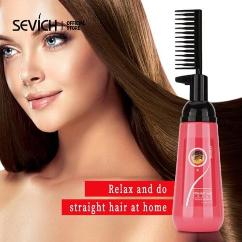 Sevich 150ml Salon Nourishing Fast Smoothing Collagen Hair Straightening Cream for Woman Keratin Hair Treatment Straightening