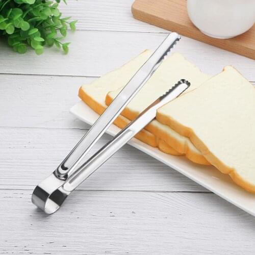 Grilling Tongs Long Stainless Steel Tongs Kitchen Food Tongs Cooking Tongs Ice Cube Tongs BBQ Tools Kitchen Serving Tong Coxeer
