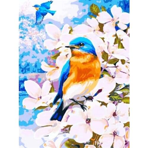 Bird Animal Printed Canvas 11CT Cross Stitch Complete Kit DIY Embroidery DMC Threads Hobby Knitting Craft Painting Package