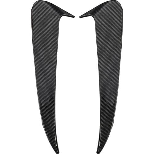 Carbon Fiber Rear Bumper Spoiler Air Vent Cover Side Canard for Mercedes-Benz C Class W205 C43 C63 AMG 2014-2019