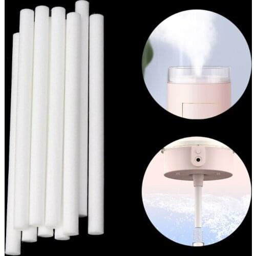 10Pcs 7mmx115mm Humidifiers Filters Cotton Swab for Humidifier Aroma Diffuser