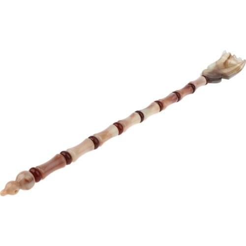 14.8 Inch Back Scratcher, Handled Long Sturdy Wooden Back Scratcher Massager for