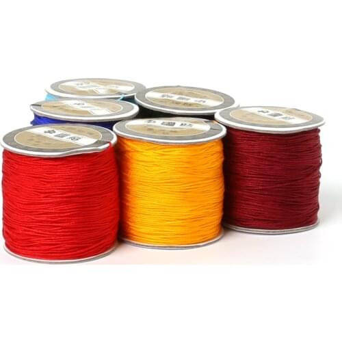 350m/roll 0.4mm Beading Cord, Nylon Bead thread Chinese Knot Cord/String, Jewelry findings beading rope for DIY bracelet tassels