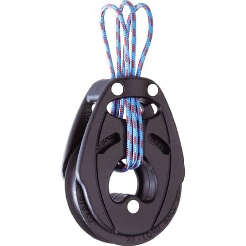 57mm Single Ball Bearing Composite Block Pulley 10mm (3/8 Inch) for Sailboat