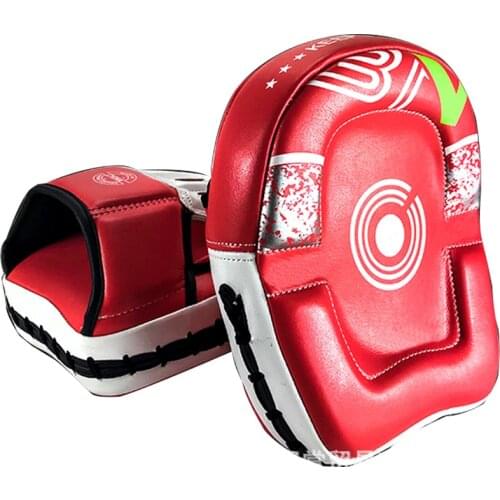Boxing Punching Mitts Muay Thai Karate Target Pad Martial Arts Sparring MMA PU Leather Focus Pad Kickboxing Training Kick Shield