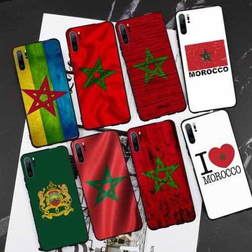 Maroc Morocco Flag Phone Case For Huawei P20 P30 P40 lite Pro P Smart 2019 Mate 10 20 Lite Pro Nova 5t