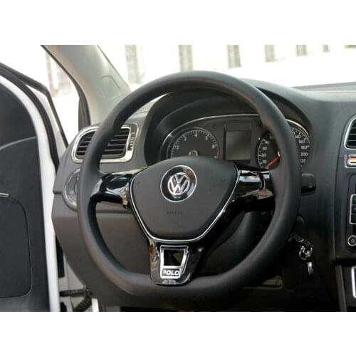 For Volkswagen Golf 7 Steering wheel sequined interior modified decorative stickers