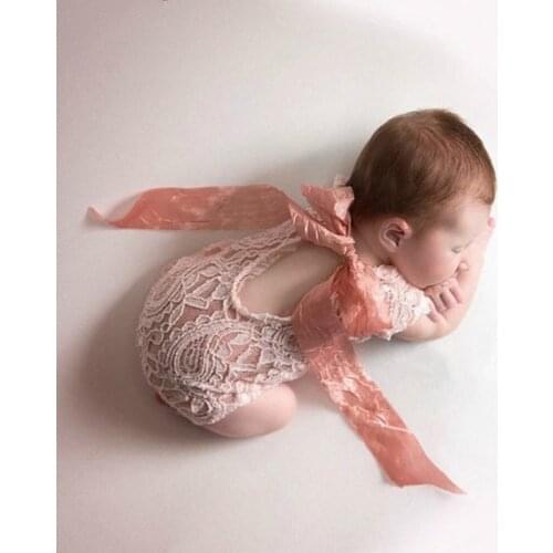Newborn Lace Romper Baby Girls Jumpsuit Photo Props Toddler Romper Newborn Photography Props Baby Fotografie