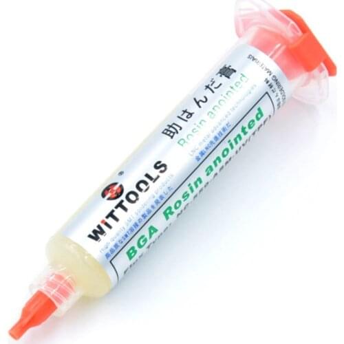 NC-559-ASM-UV (TPF) Welding Flux Lead-Free No-Clean Tacky Flux for BGA Sphere Attachment, Reballing, Chip Solder Flux