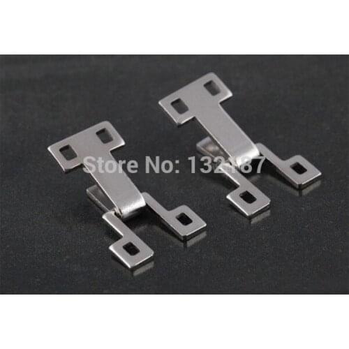 Wholesale #6001 100pairs/lot metal brass garment hooks trousers / skirts hooks and eyes silver nickle free shipping HE-022