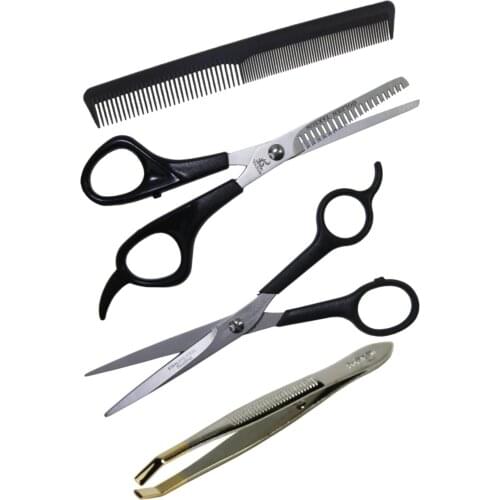 Professional Hair Cutting Scissors Set Haircut Scissors Thinning Shears Multi-Use Haircut Kit Hairdressing Scissors Hair