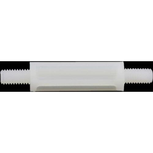 50Pcs m3x5/6/8/10/12/15/18/20/25 Male Thread Thread Spacing Screw For PCB Board Fixed Nylon Standoff Spacer Pillar