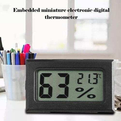 Embedded Mini Electronic Digital Hygrometer Indoor And Outdoor Reptile Pet Wireless Thermometer And Hygrometer