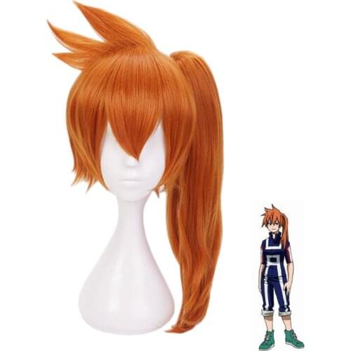 My Boku no Hero Academia Itsuka Kendo Cosplay Wig Costume Women Synthetic Hair Halloween Party Role Play Hair + Free wig cap