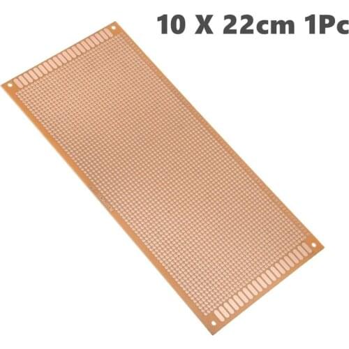 10x22cm Single Side Universal Paper Printed Circuit Board for DIY Soldering 1pcs