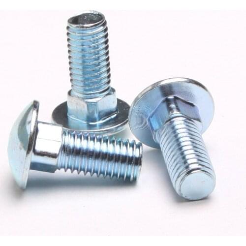2PCS GB14 Carriage Bolts Carriage Bolts Shelf Screw M6 *80
