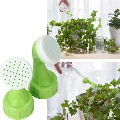 2Pcs/Set Bottle Cap Sprinkler PVC Plastic Garden Spray Waterer Gardening Plant Watering Attachment Spray-head Nozzle Tool
