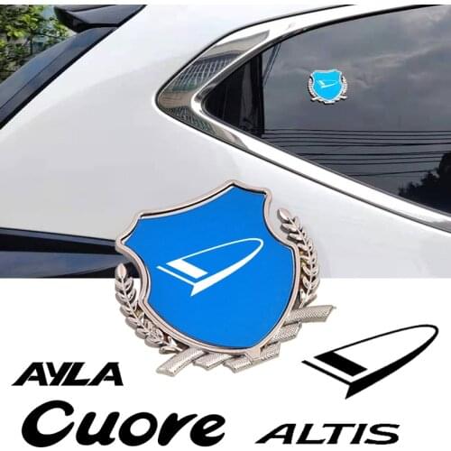 3D Sticker Auto Emblem Decal For Daihatsu D-Base D-R Pico Copen Sirion Mira Materia VIP Badge Car Styling car sticker