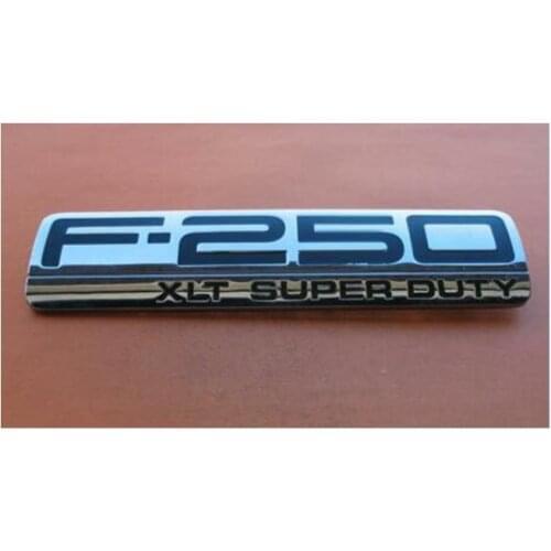 ABS Plastic F-250 F250 XLT F-250XLT F250XLT Super Duty Car Sticker Emblem Badge Embleme Emblema