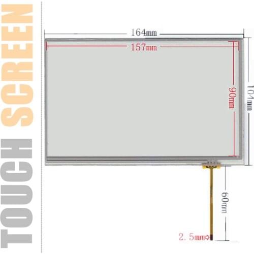 Skylarpu New 7 inch 164mm*104mm touch panel digitizer For LMS700KF01 touch screen glass Free shipping