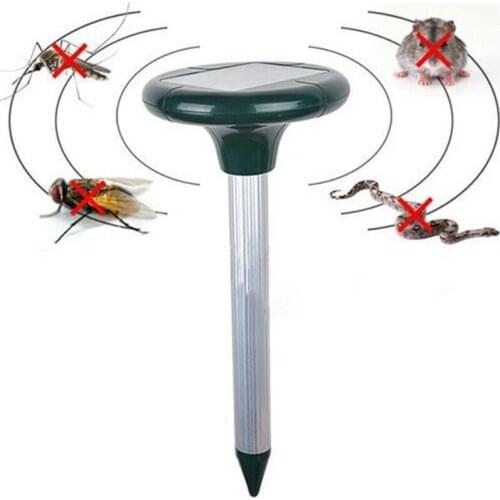 Effective Outdoor Garden Mole Repellent Solar Power Ultrasonic Mole Snake Bird Mosquito Mouse Ultrasonic Pest Repeller Control