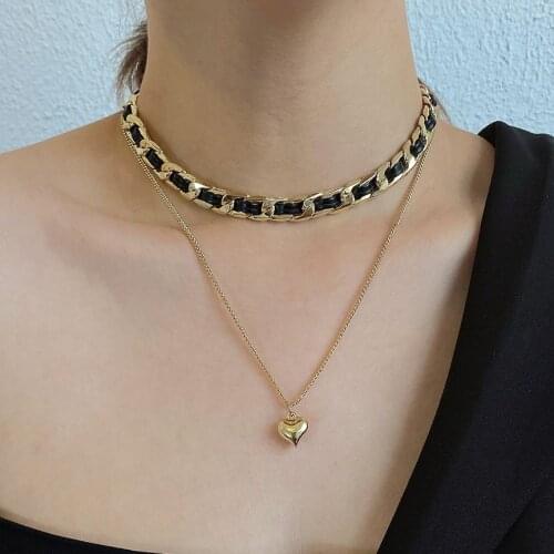 Flashbuy Women's Leather Chokers