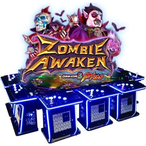Hottest New Design 10 Players Fish Arcade Game Board Ocean King 3 Plus Zombie Awaken