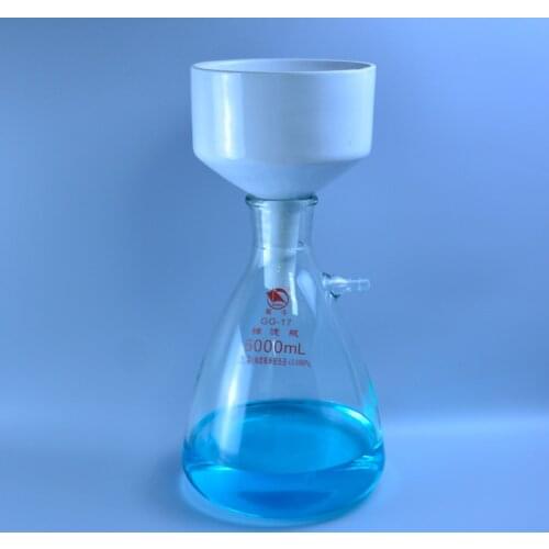 5000ml Buchner Funnel Apparatus Filteration Funnel Kit used for Vacuum Suction Erlenmeyer Flask School Educational Lab