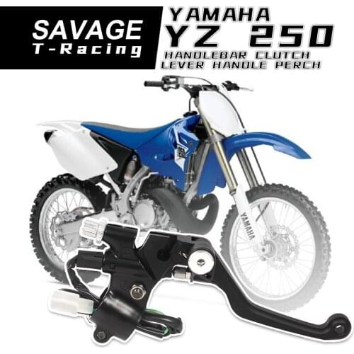Left Handlebar Clutch Lever Handle Perch For YAMAHA YZ 80 YZ85 YZ125 YZ 250 400F 1992-2013 11 2012 Motorcycle Accessories Black
