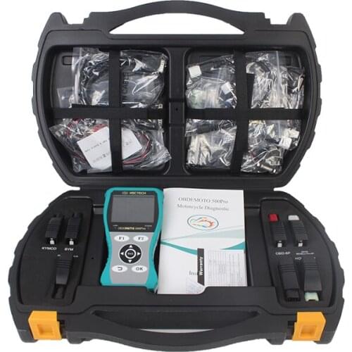 MST-500PRO Universal Motorcycle Diagnostic Scanner Code Reader with Cables for Most of Brands