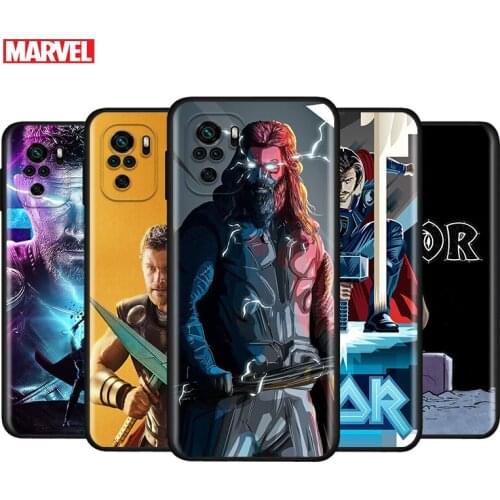 Marvel Avengers Thor For Xiaomi Redmi Note 10S 10 9 9S 9T 8T 8 7 6 5 Pro Max 5A 4X 4 5G Soft Silicone Phone Case