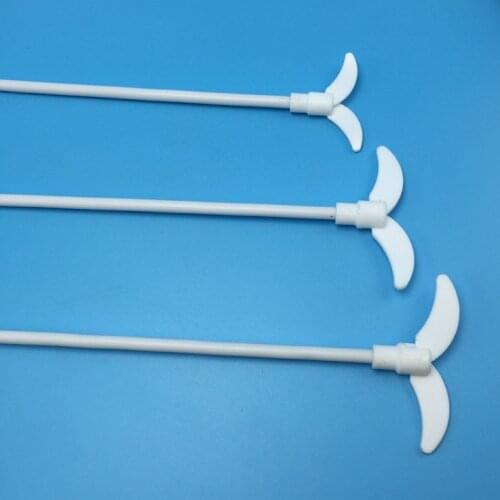 Set of 3 Length 300mm 400mm 500mm PTFE Stir Paddle Oar Dia 65mm 85mm 110mm Stirrer Stirring Blade Rod Dia 7mm