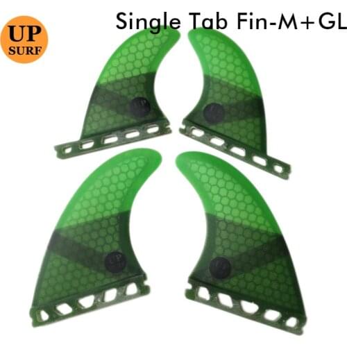 Future fins G5+GL surf fins quad fin set fiberglass honeycomb surfboard fins green blue red black