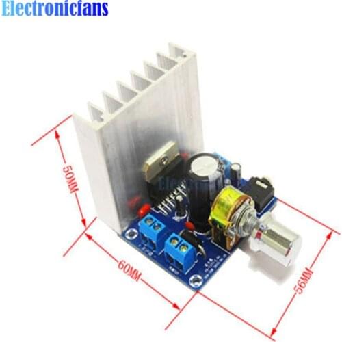 TDA7377 Amplifier Board 2.0 Double Track No Noise Amplifier Module Bookshelf Speakers DC 12V Power 35W+35W Dual-Channel Board