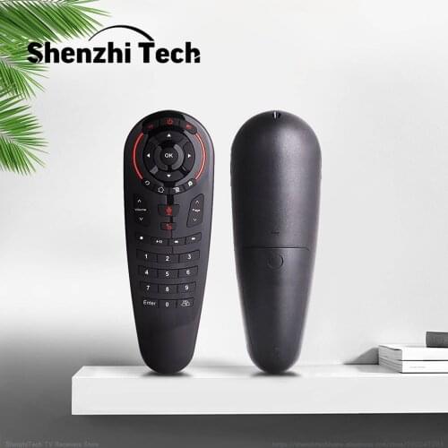 G30S Gyro Air Mouse Learning Remote Control Voice Microphone Speaker IR USB Plug and Wireless Controller for Smart TV Box IPTV