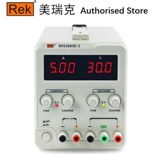 RPS3005D-2 30V/5A 3.3V/5.0V/1A Adjustable DC Regulated Power Supply